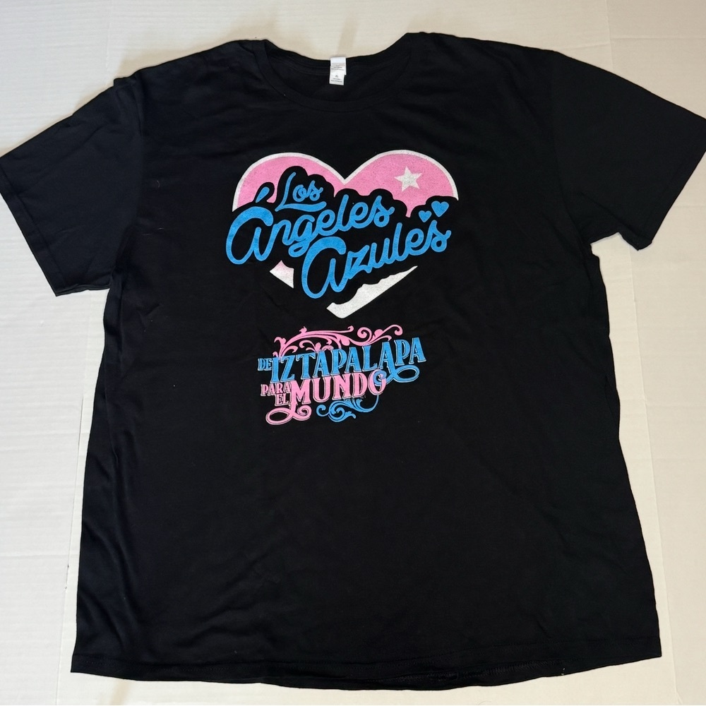 RUSSELL ATHLETIC LOS ANGELES AZULES BLACK BANDA T-SHIRT